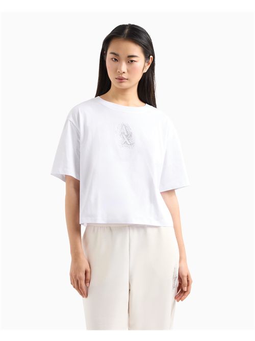 t-shirt woman white ARMANI EXCHANGE | XW000102AF10359/U0002